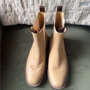 Sam Edelman W 10 Tan Chelsea Boots